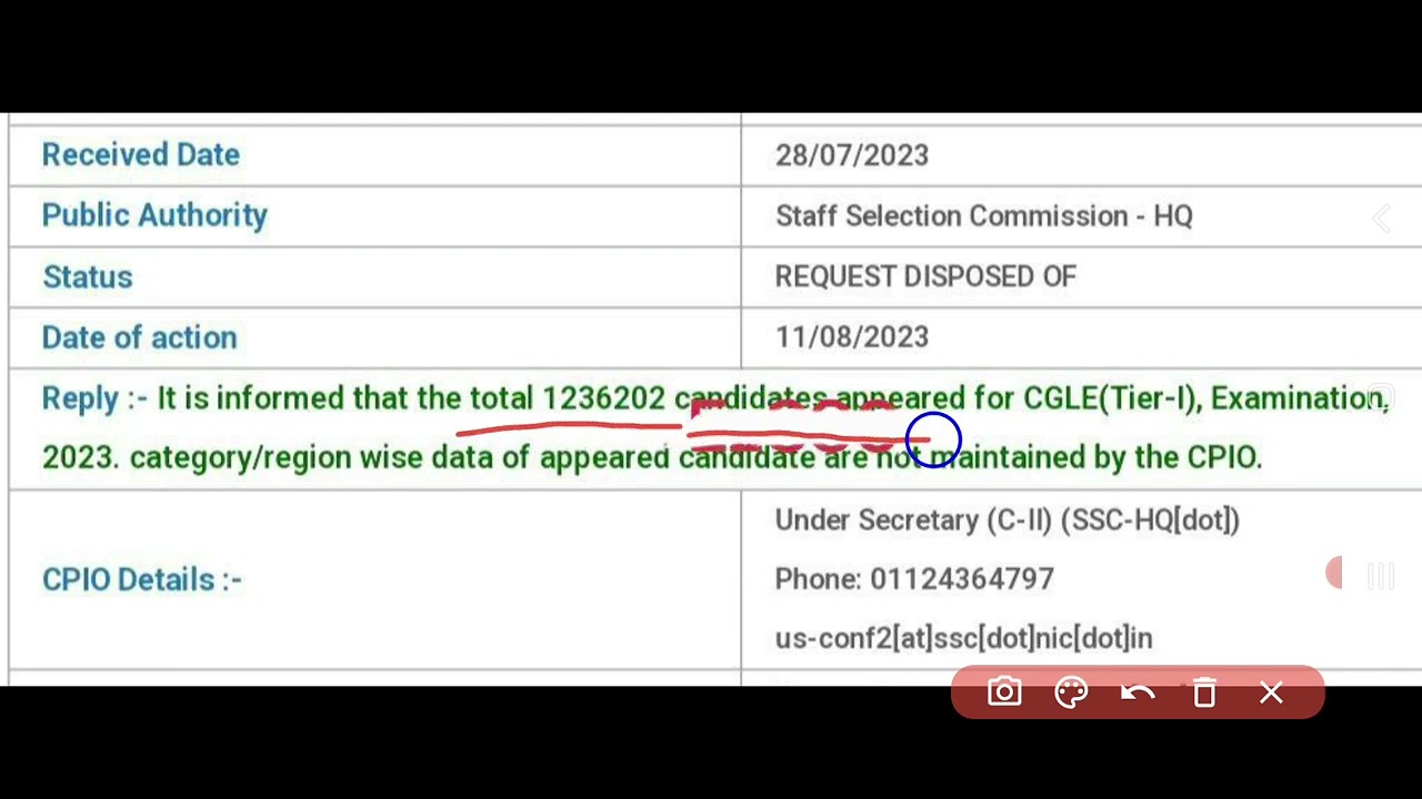 SSC CGL 2023 TOTAL ATTENDANCE YouTube Ssc cgl 2023 total attendance youtube
