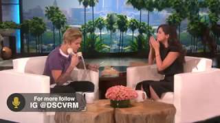 Justin bieber and selena gomez on ellen ...