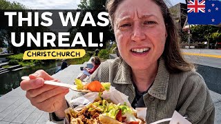 YOU NEED TO TRY THIS! What To Do And Eat in Christchurch, Riverside Market | New Zealand 🇳🇿