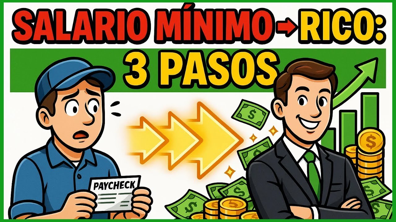 Ganas el Mínimo y Quieres Ser Rico? Haz Estos 3 Pasos Ya
