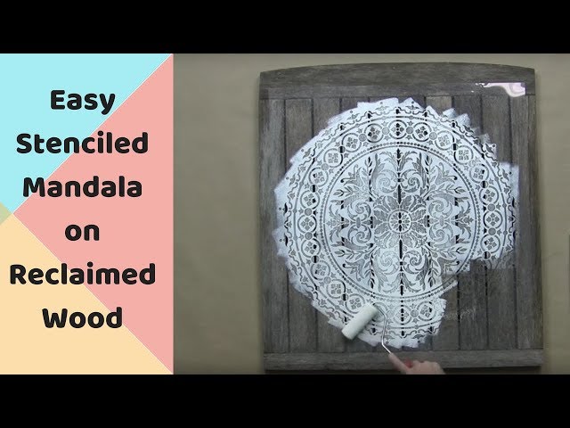 How to Antique Wood Furniture with Stencils & Annie Sloan Dark Wax the DIY  Easy Way 