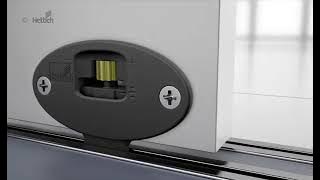 Hettich SlideLine 55 Plus schuifdeursysteem: gereedschapsloze verstelling - Yachtsupplier