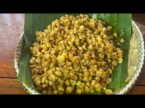 វិធីធ្វើពោតលីង ពងទាប្រៃ Corn with eggs #cambodia #khmerfood #soul #the