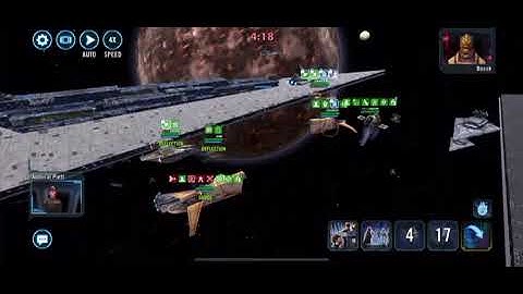 SWGOH 6 star Executor better than 7 star Executor (mirror match) get #1 in ship arena