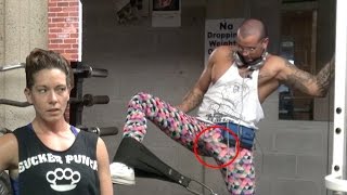 Nerd Personal Trainer Gym Prank