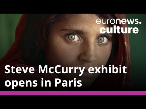 Green-eyed 'Afghan Girl' star of Steve McCurry photography exhibition in Paris