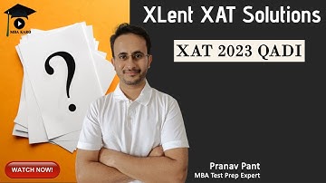 XAT 2023 QADI Solutions