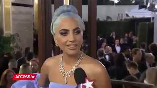 Lady Gaga -Funny Golden Globe Interview screenshot 3