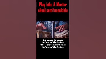 Thumbnail of Zakir Hussain-Inspired Groove You’ll Love🎵 #learntabla #tablatutorial #tabla #tablashorts #tablasolo