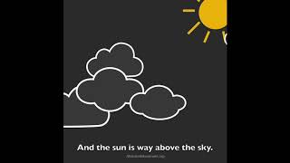 Your Thoughts are Like the Clouds.