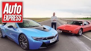 BMW i8 vs BMW M1 track battle