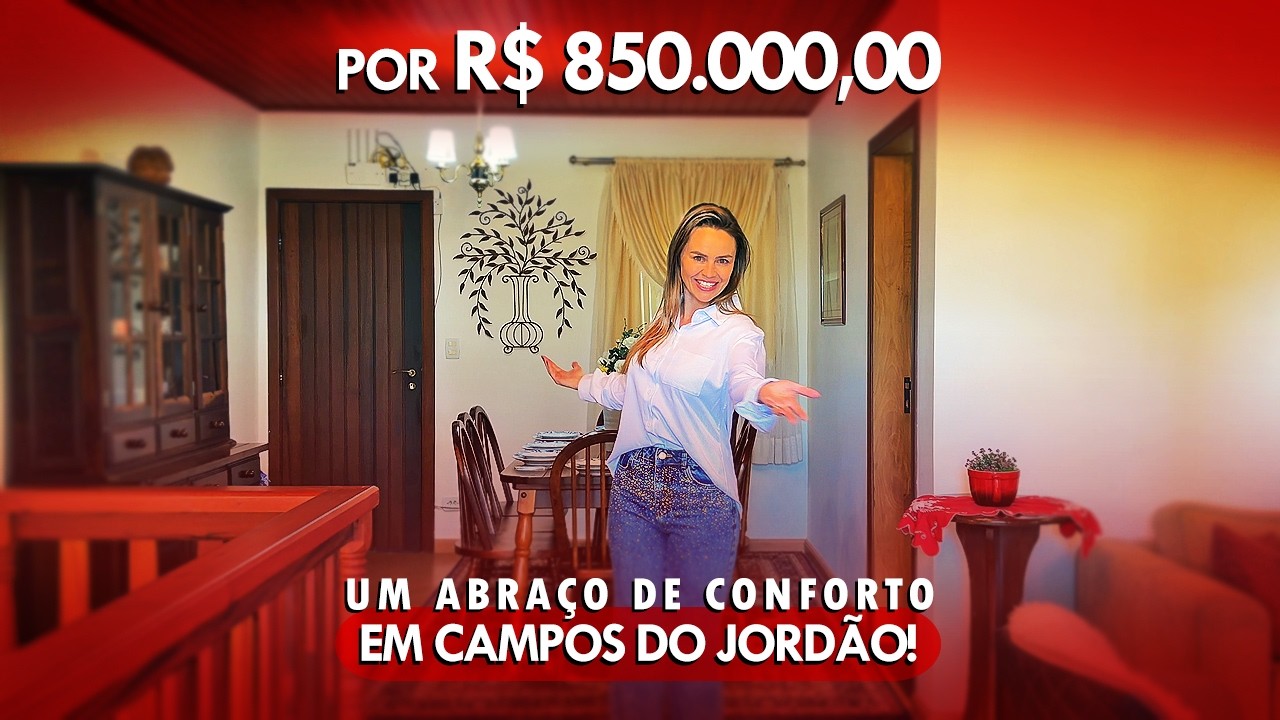 Vídeo do Imóvel: Apartamento com 3 dormitórios à venda, 106 m² por R$ 690.000 - Jardim Bevedere - Campos do Jordão/SP