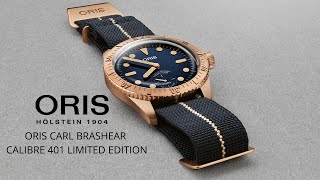 NEW Release! Oris Carl Brashear Cal 401 Limited Edition - A Fitting Watch For A True Diving Legend.