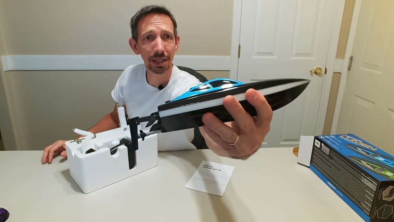 RC boat unboxing demonstration and FUN! - YouTube
