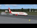 BOEING 737-800 POUSO EM OSLO, NORUEGA