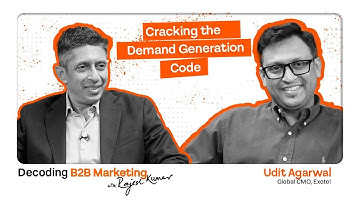 Cracking the Demand Generation Code | Udit Agarwal | B2B Marketing Shepherd Rajesh Kumar | EP 01