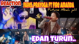 EDAN TURUN FAREL ft FIRE AMANDA (Aneka Musik official) REACTION