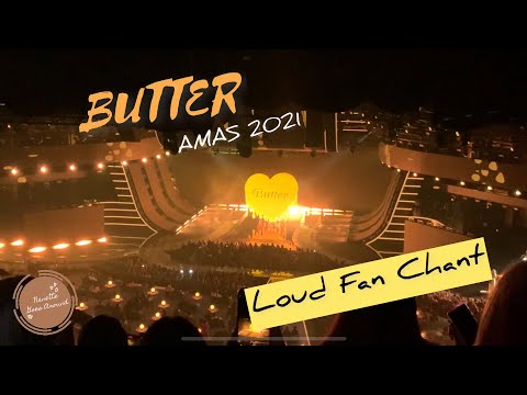 [FANCAM] BTS - Full Butter Performance with Loud Fan chant @ AMAS 2021