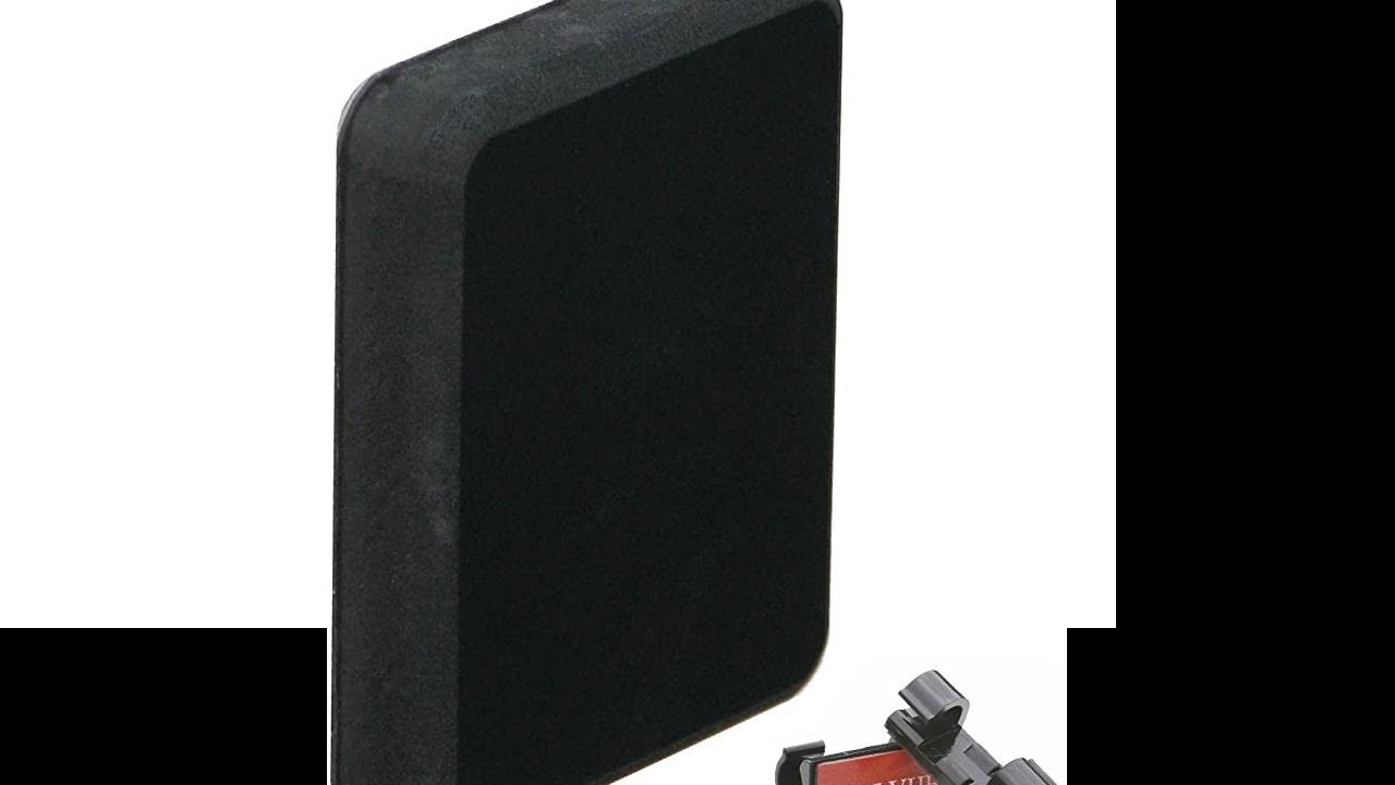 Stern Pad Jumbo Noir sans vissage en bateau 3D scan Transducer Kit de montage