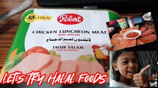 Lets Try Halal Foods Robert Chicken Luncheon Meat