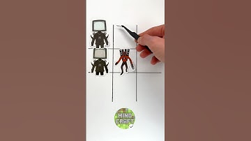 Try to Play in Cool Tic Tac Toe with Speaker Man & TV man by Skibidi #skibiditoilet #game #skibidi