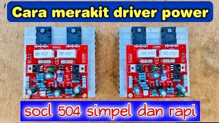Cara merakit driver socl 504 pada pendingin dan 1 set thoshiba