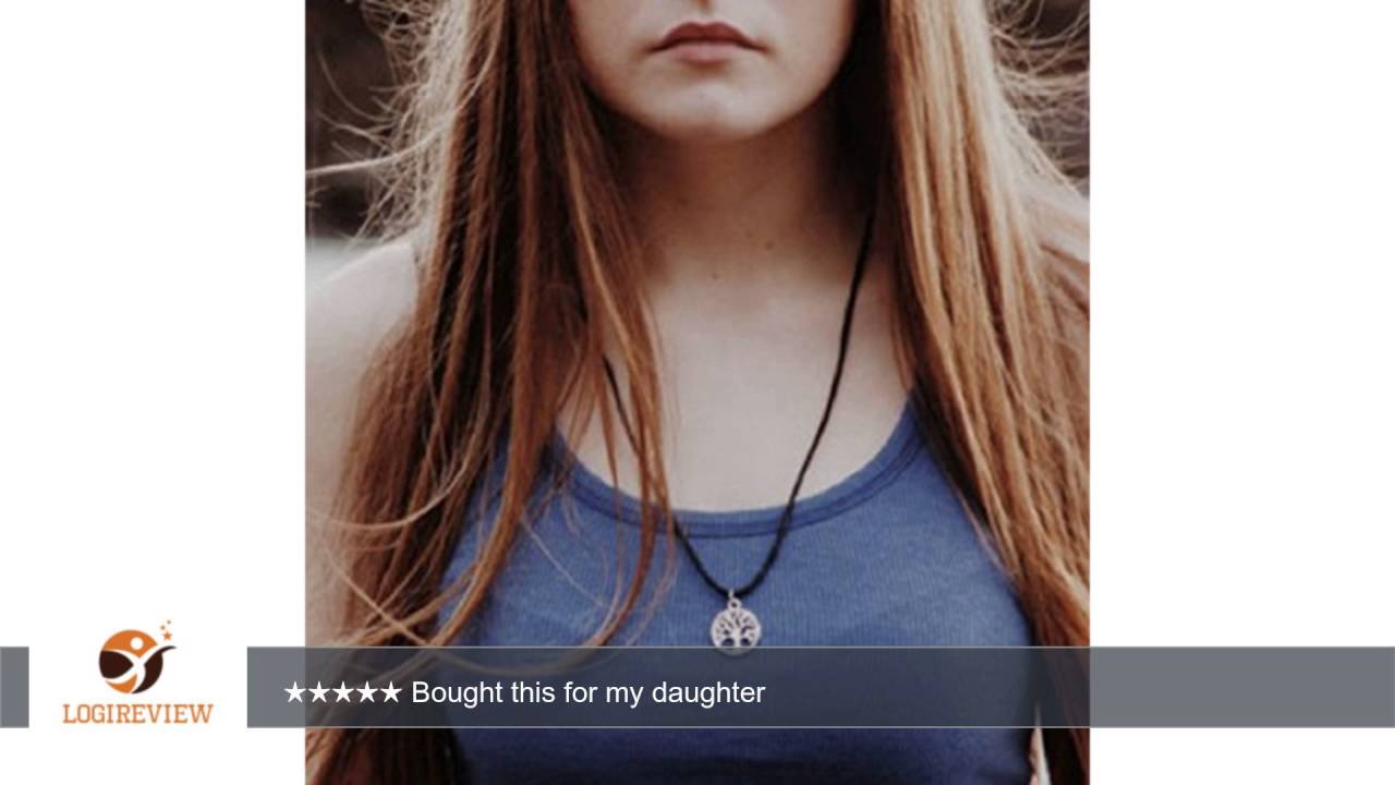 Doinshop Fashion Tree of Life Charm Jewellery Pendant Choker Necklace with Black Cord | Review/Test