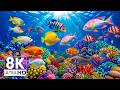 Dive Into the Peaceful Underwater Realm — Exotic Sea Animals in Stunning 8K UHD Aquarium