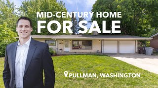 Mid Century Home For Sale in Pullman Washington