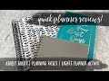 QUICK PLANNER REVIEWS! | ft. ashley shelly, NEW planning roses planner, & lights planner action