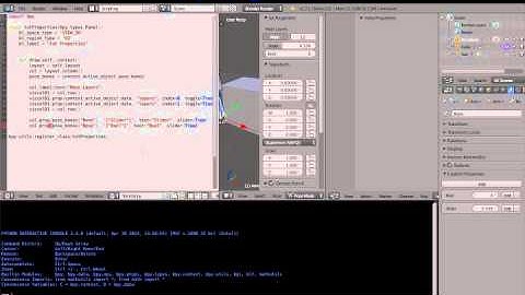 Blender Python - [by very popular demand] part 2