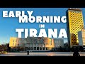 Relaxing Morning Walk in Tirana Albania 4K 60fps