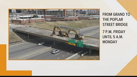 MoDOT to close large stretch of Interstate 64 near downtown St. Louis this weekend
