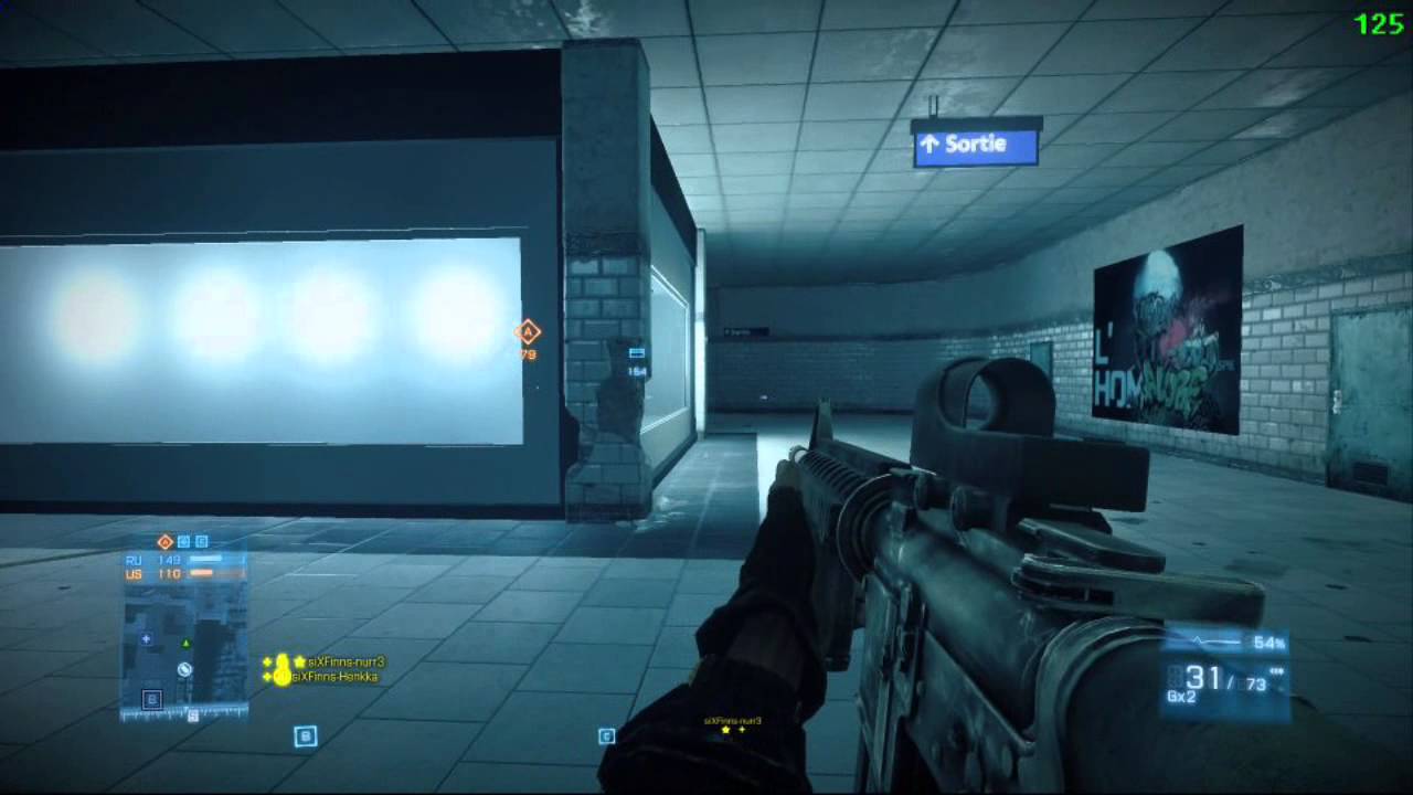 siXFinns vs SoAwesome LevelBF Invitational Final 5v5 Operation Metro RU Side NA Server POV1