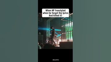 And perfectly timed the choras 😮 #nf #freestyle #letyoudown #live #lyricvideo #nfrealmusic #lyrpicks