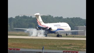 Ameristar DC-9-10 landing, YIP