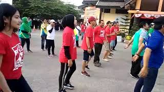 senam bersama parpol partai solidaritas indonesia psi kab magetan
