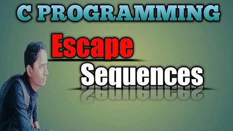 Escape Sequences in C in Urdu/Hindi  lec 6 Rizwan Zafar
