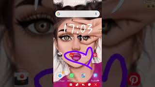 🕺🦐🚛Personalizando o meu celular no tema blackpink+avisos🕺💜🚛 screenshot 2