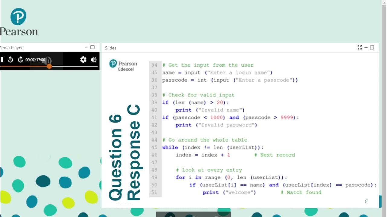 1CP2 20P1001 Pearson Edexcel GCSE 9 1 Computer Science P2Q6 - YouTube