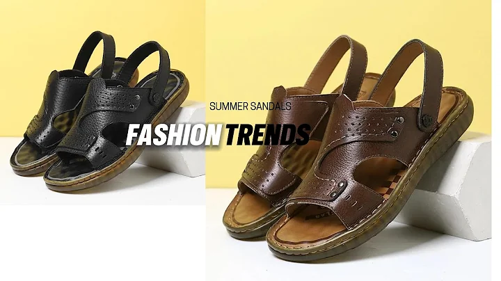 " Top Summer Mens Sandals 2024 - Stylish Genuine Leather Sandals 2024"
