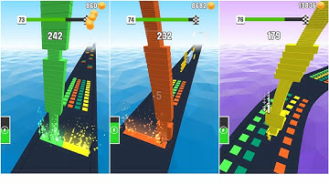 Stack Colors Gameplay All Levels ( 71 - 80 )