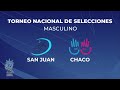 3° y 4° PUESTO MASCULINO: SAN JUAN VS. CHACO