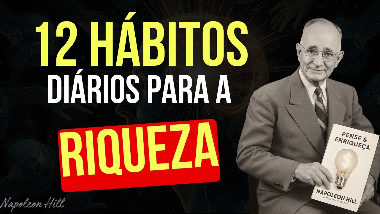 Faça isso todos os dias e CONQUISTE uma VIDA de SUCESSO | 12 habitos diários - Por Napoleon Hill