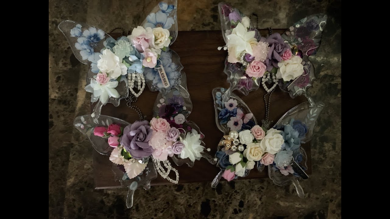 Clear as Glass Resin Butterflies by:  Refunction Crafts