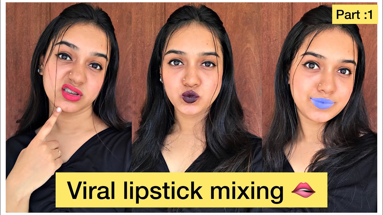 Viral lipstick mixing 💋 / Malayalam YouTube