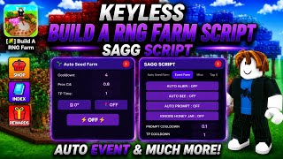 ROBLOX BUILT A RNG FARM SCRIPT | KEYLESS | SAGG SCRIPT | AUTO SEED FARM | AUTO SELL&MORE |