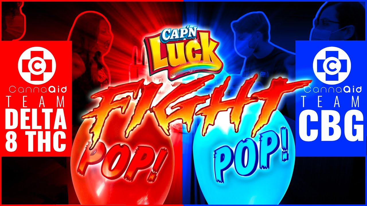 Delta 8 THC vs. CBG - Mortal Kombat Style 4/20 Balloon & Cereal Cannabis Battle - Cap'n Luck!
