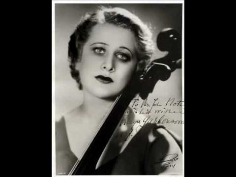 Raya Garbousova / David Stimer: Cello Sonata in C major, Op. 119 - Movement 1 (Prokofiev, 1948)