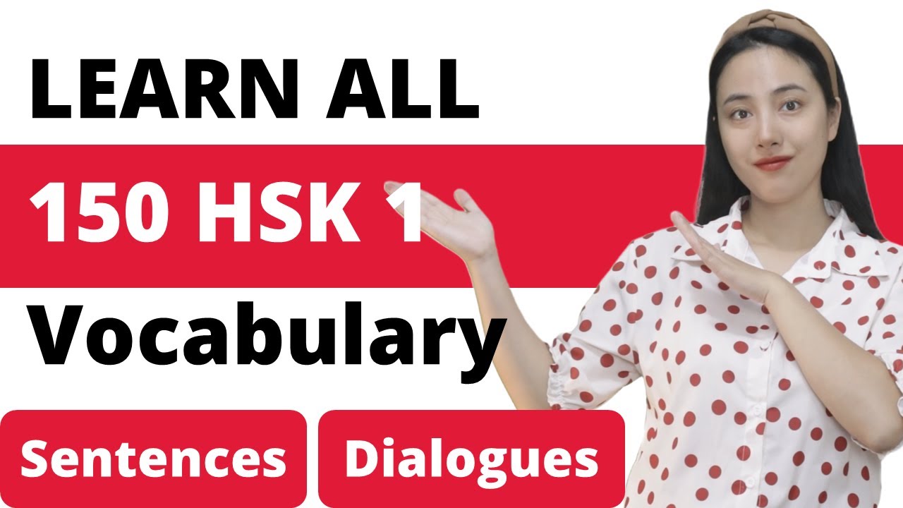 Learn All HSK 1 Vocabulary- Basic Chinese Words Sentences Dialogues ...